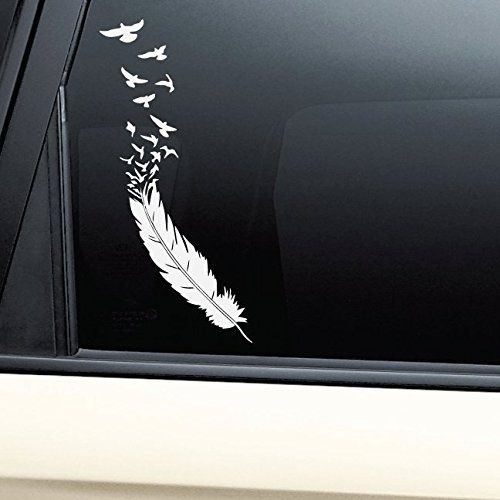 Acheter Style De Voiture Pour Les Oiseaux Dune Plume Vinyle Autocollant Portable Voiture Camion Autocollant Fenêtre Autocollant De 101 Du