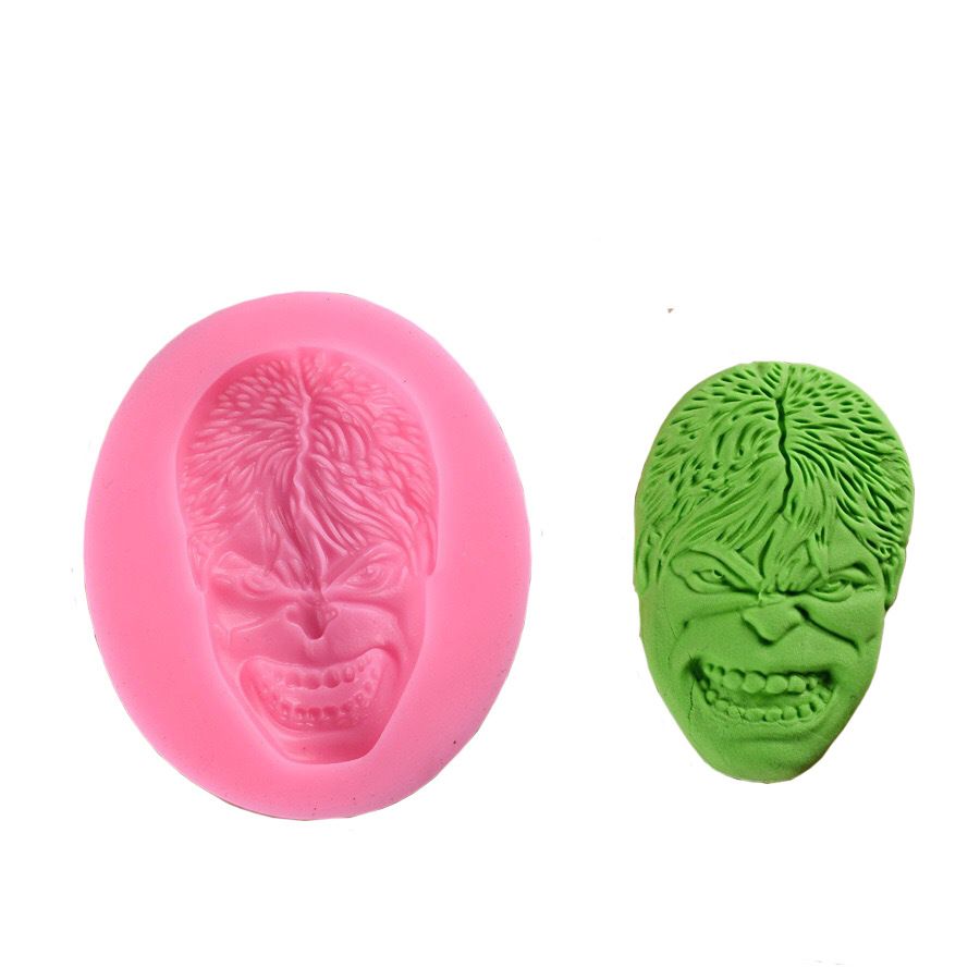 Acheter Film Hulk Tete Gateau Decoration Tournant Sucre Savon Fait A La Main En Silicone Moule Diy Chocolat Outil De Cuisson De 3 39 Du Zhengyaohong17 Fr Dhgate Com