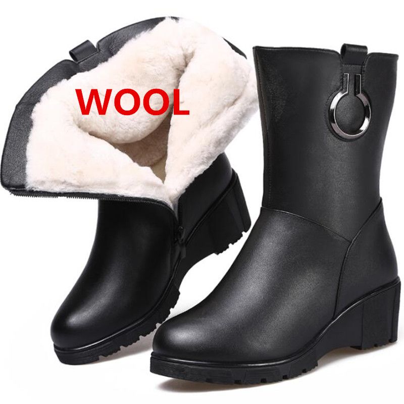 Hot Selling 2019 New Elegant Fashion Women Warm Shoes Woman Winter