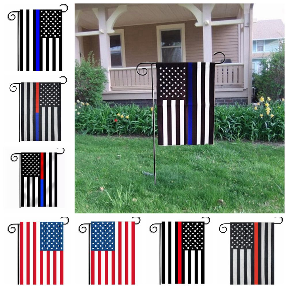 35 45cm Usa Garden Flag Polyester Red White Blue Flag Polyester