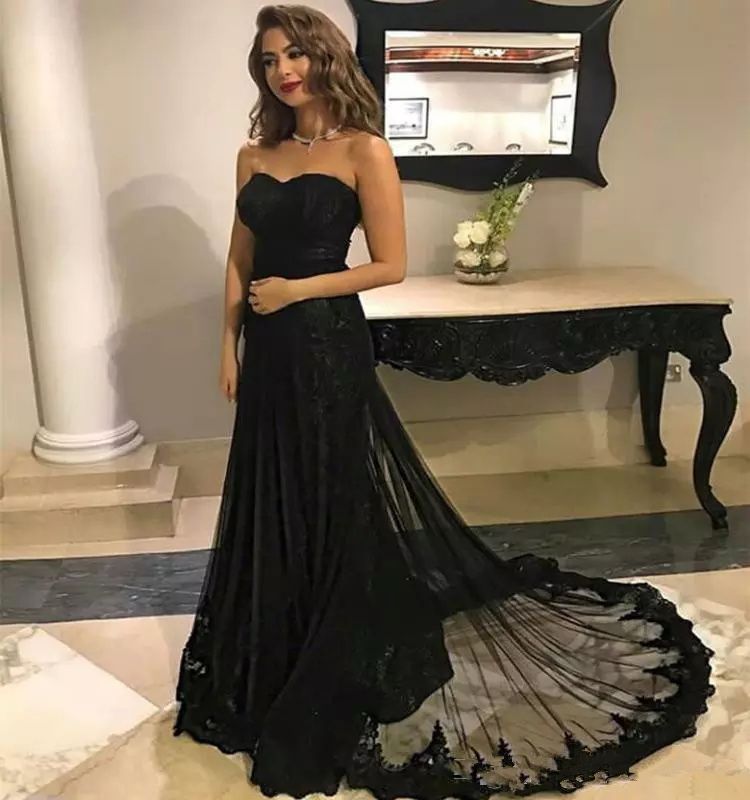 elegant black party dresses