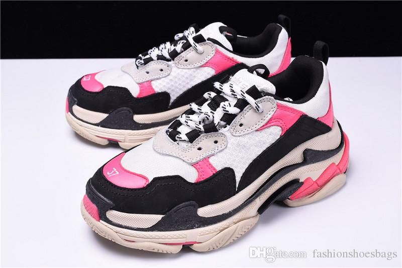 balenciaga triple s rose