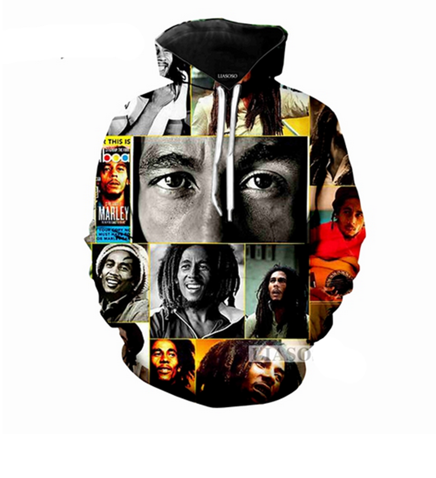 blusa de frio do bob marley