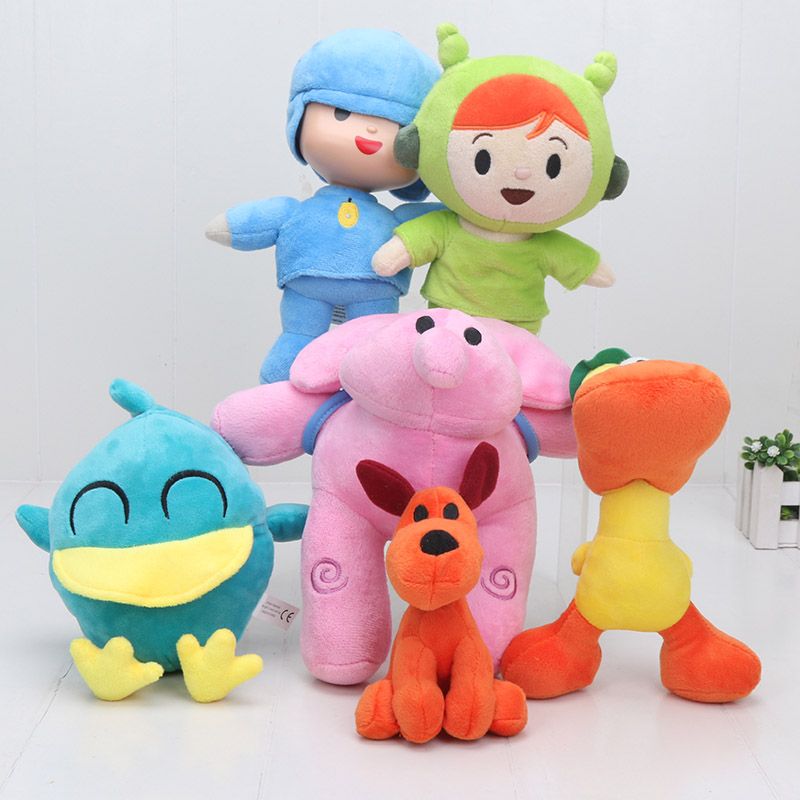 Plüsch Pocoyo Elly Pato Loula Plüschtier Figuren Stofftier Puppe Kinder Geschenk