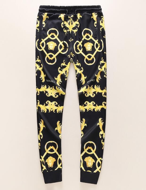 Acquistare 2018 Autunno Mens Jogger VERSACE Giacche Pantaloni Di Marca Con  Pantaloni Suit Hip Hop Nero Grigio Designer Tute Spedizione Gratuita # 51  Economico | Consegna Veloce E Qualità | DHgate Italy