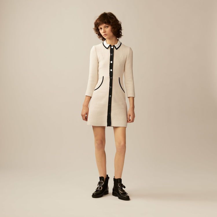 midi white wrap dress