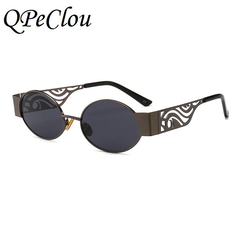 Qpeclou Modern Oval Sunglasses Women Brand Vintage Punk Glasses Female 2018 New Clear Lens Sun Glasses Shades Oculos Uv400 Sunglasses For Women Cat Eye Sunglasses From Juaner 28 38 Dhgate Com