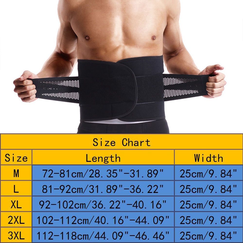 Sweat Belt Size Chart