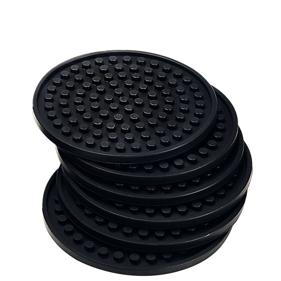 12 PZ IN SILICONE Sottobicchieri Coaster in gomma gomma Bere Coaster 