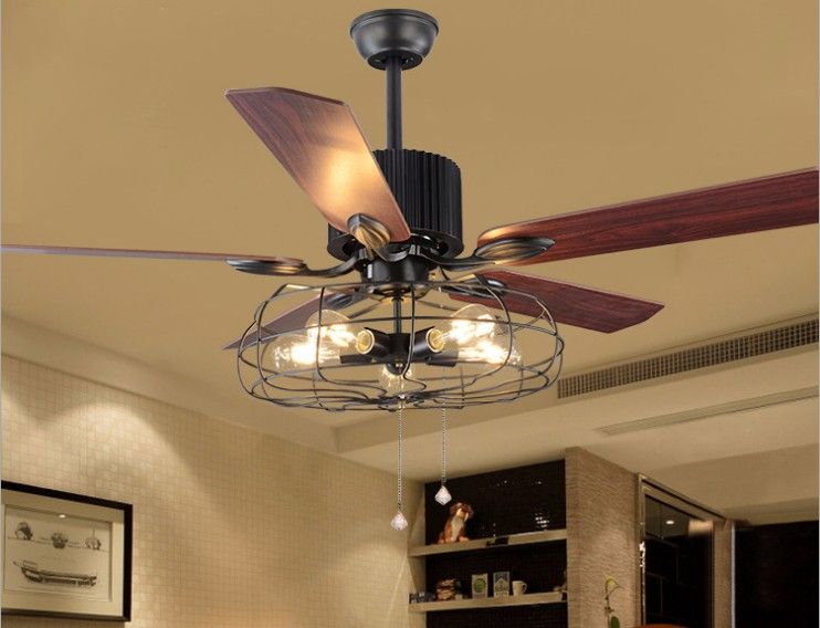2019 Loft Vintage Ceiling Fan Light E27 Edison 5 Bulbs Pendant Lamps 2019 Loft Vintage Ceiling Fan Light E27 Edison 5 Bulbs Pendant Lamps Fans 110v 220v 52 In Wooden Blades Included Llfa From Volvo