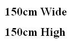 1.5 متر × 1.5 متر 5x5ft الفينيل