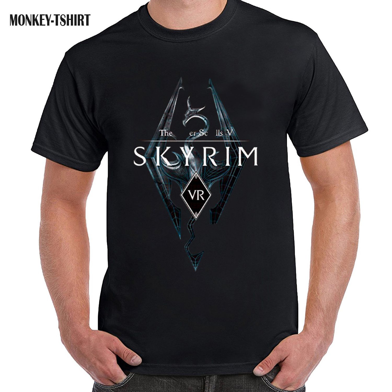 NEW SKYRIM The Elder Scroll Game Logo Men MEN WOMEN T-SHIRTS S-5XL