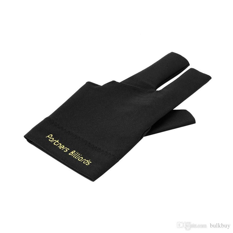 4x Spandex Snooker Billard Queue Handschuh Rechte Hand Drei Finger Pool