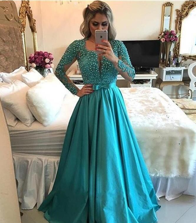 arabic style evening dress