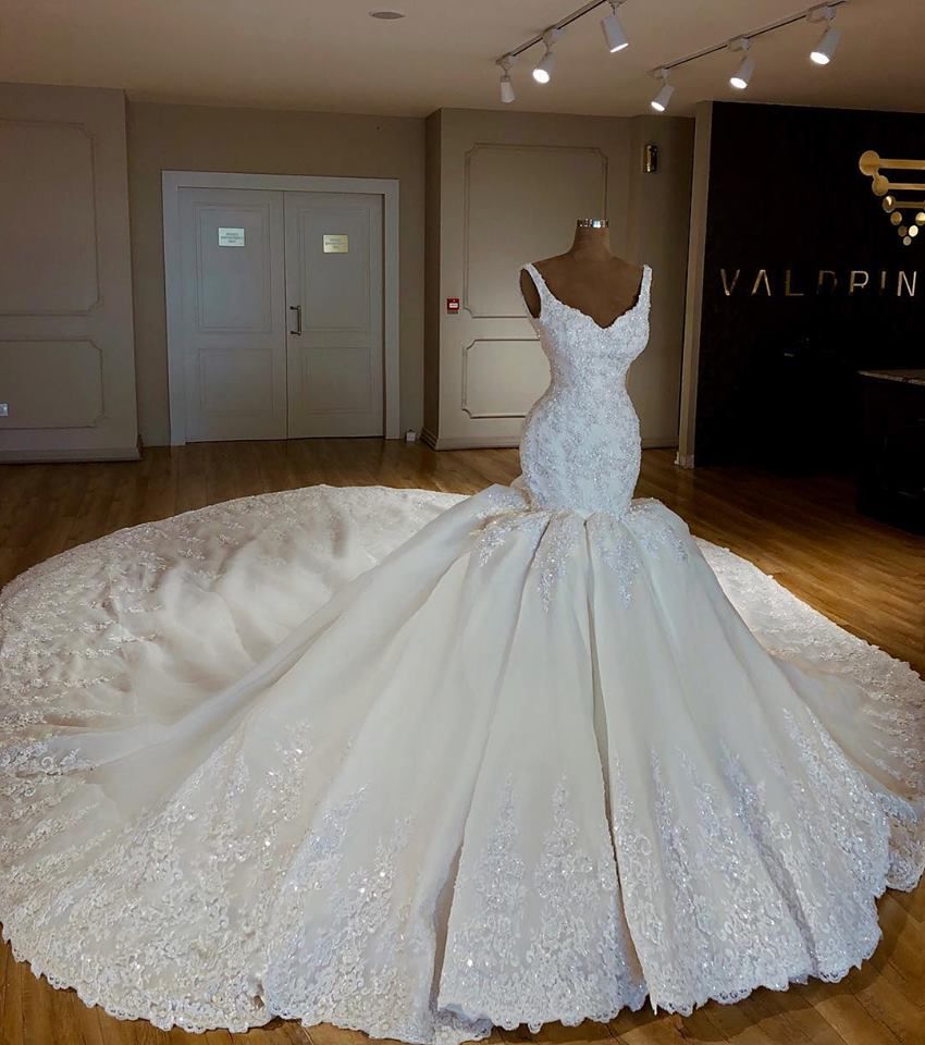 princess mermaid wedding dress