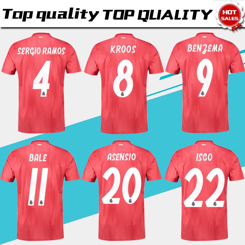 real madrid red shirt