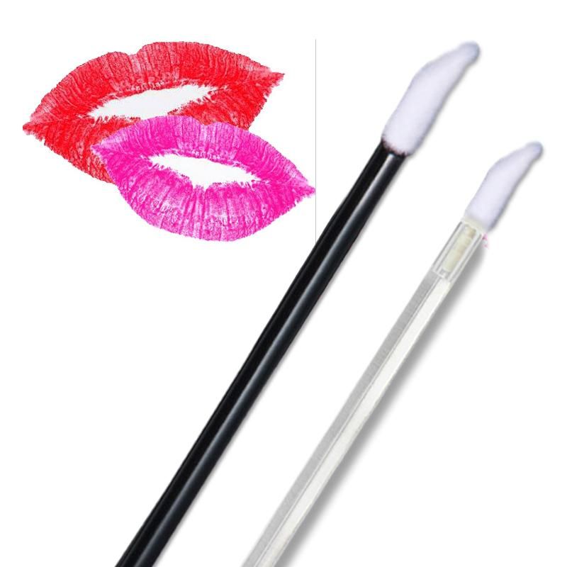 Disposable Lip Brush Lipstick Gloss Wands Lipbrush Makeup Tool 88 Sale