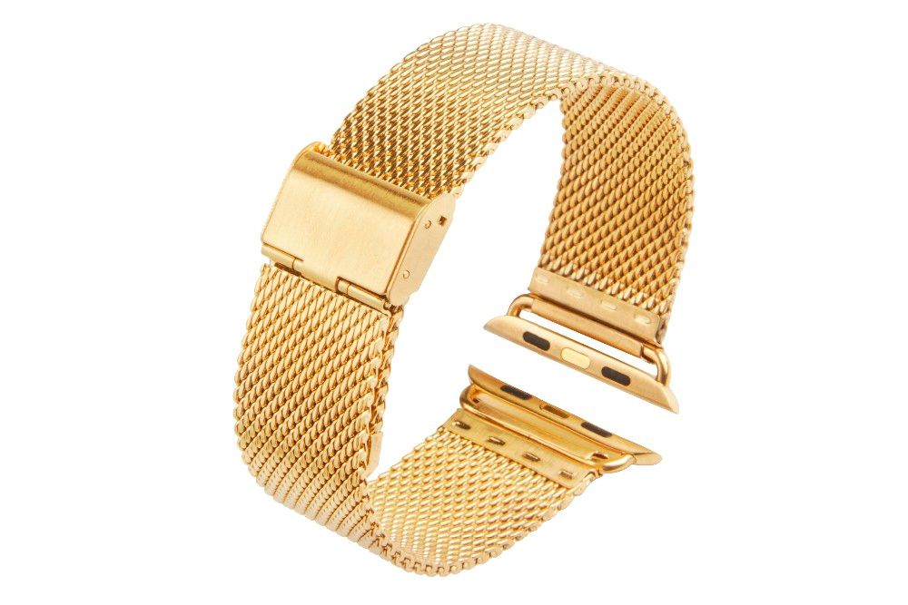 apple watch bands gold stainless steel
