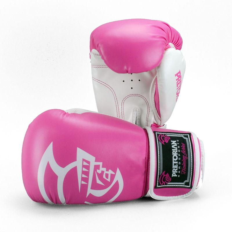 pink winning boxing gloves