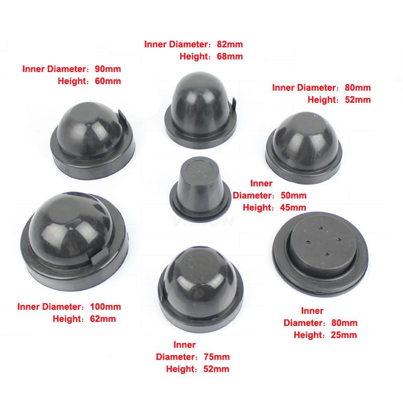 Pair High Quality Flexible Rubber Seal Cap Dust Cover For Headlight Lamp Housing