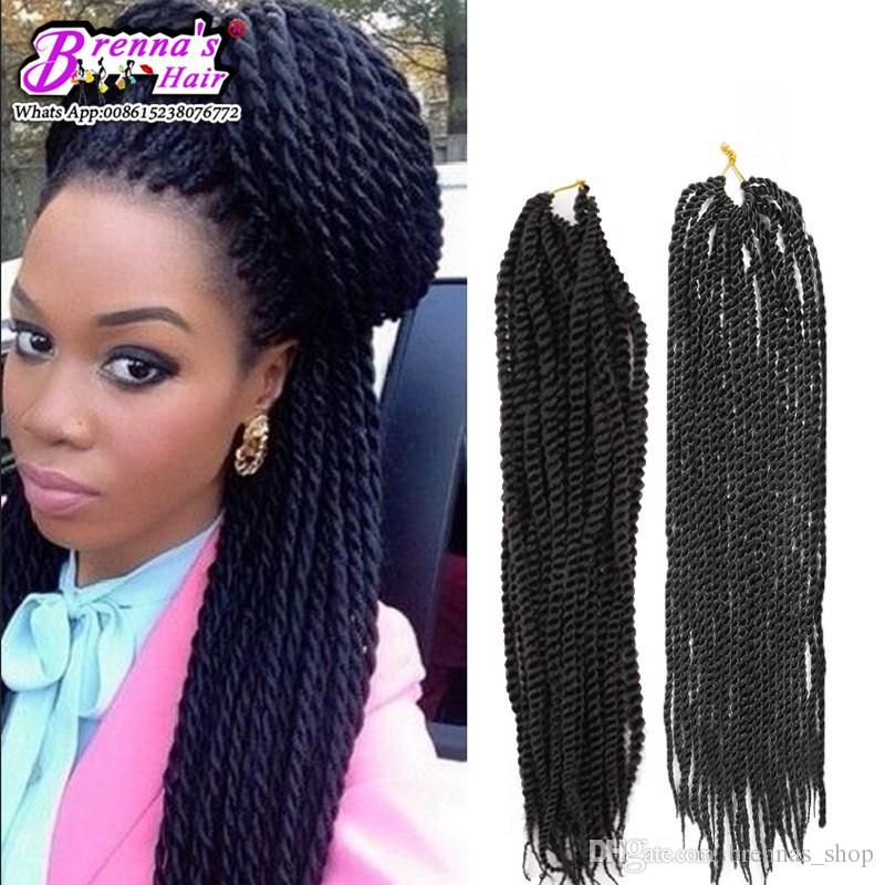 2019 Braiding Hair Senegalese Braids 22 Folded Kanekalon Kinky