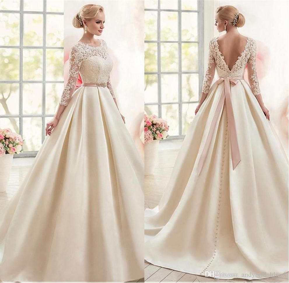 abito da sposa scollo a barca