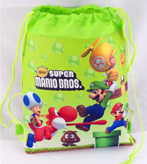 boys drawstring bolsa