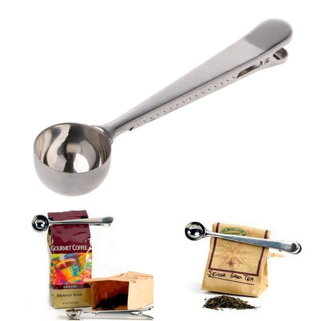 Satin Al Kahve Olcum Kasik Kasik Ile Kasik Klip Gumus Paslanmaz Celik Muhur Klipsli Kasik Tl8 16 Dhgate Comda