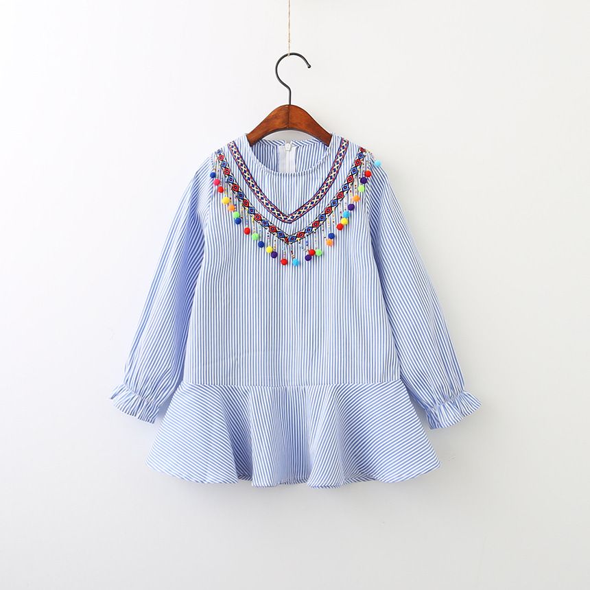 girls long sleeve cotton dress