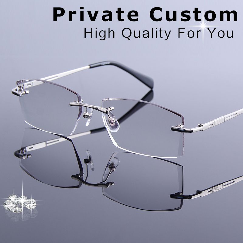 rimless prescription sunglasses