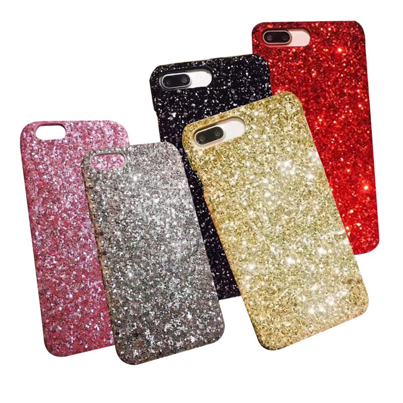 Gold Bling Powder Bling Siliver Phone Case For Cellphone Bulk Luxury