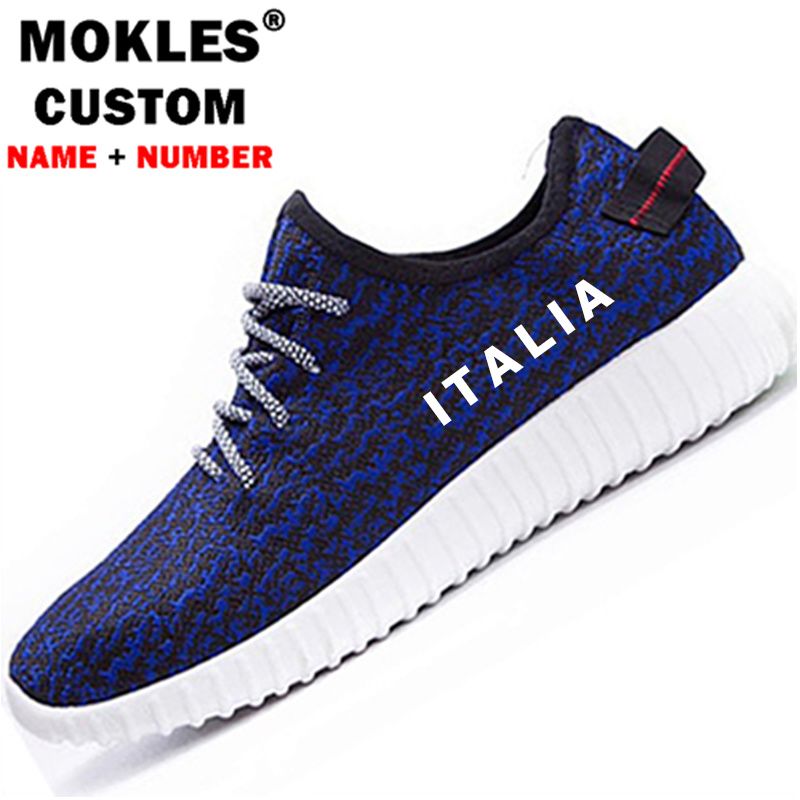 shoes with italian flag