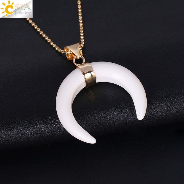 White Stone Necklace