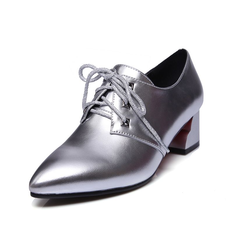 bottine talon blanche