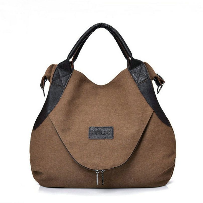 large pocket casual handbag