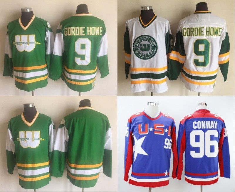 gordie howe whalers jersey
