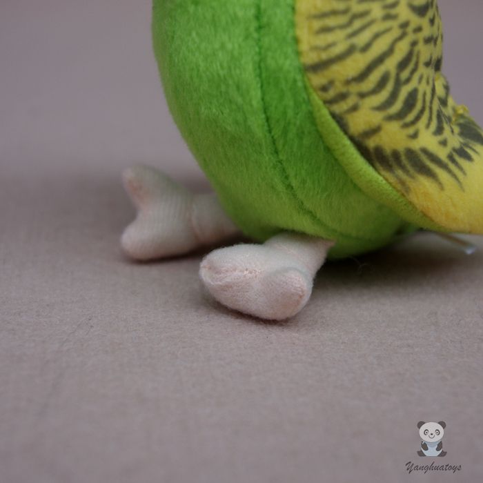 green parrot stuffed animal