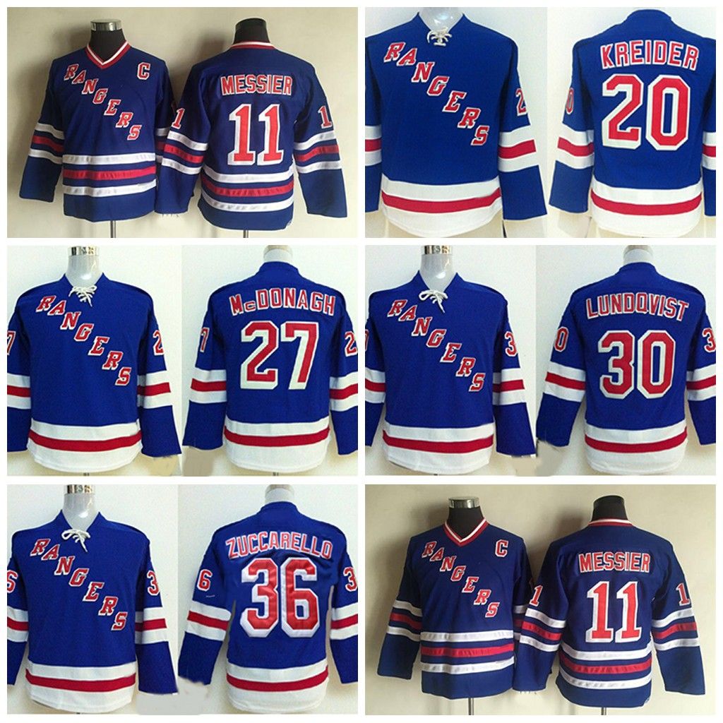 henrik lundqvist kids jersey