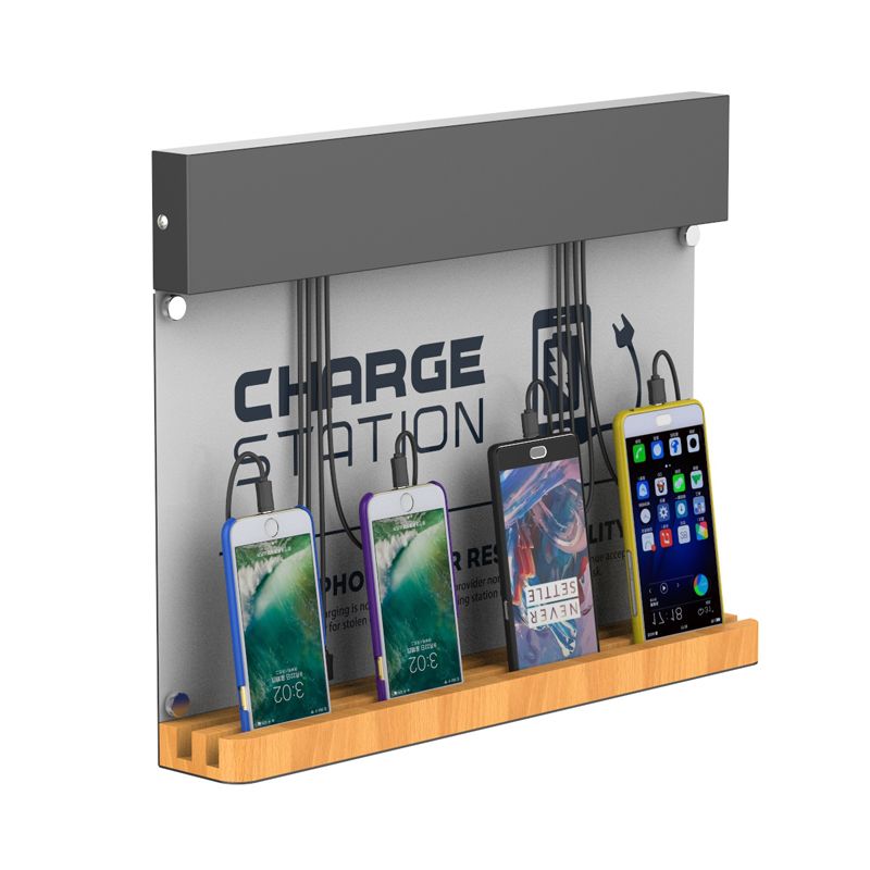 Wall Mounted Cell Phone Charging Station Dock Hub W 8 High Speed Cables For All Devices Iphone Samsung Android Tablets From Abccyyy 125 63 Dhgate Com