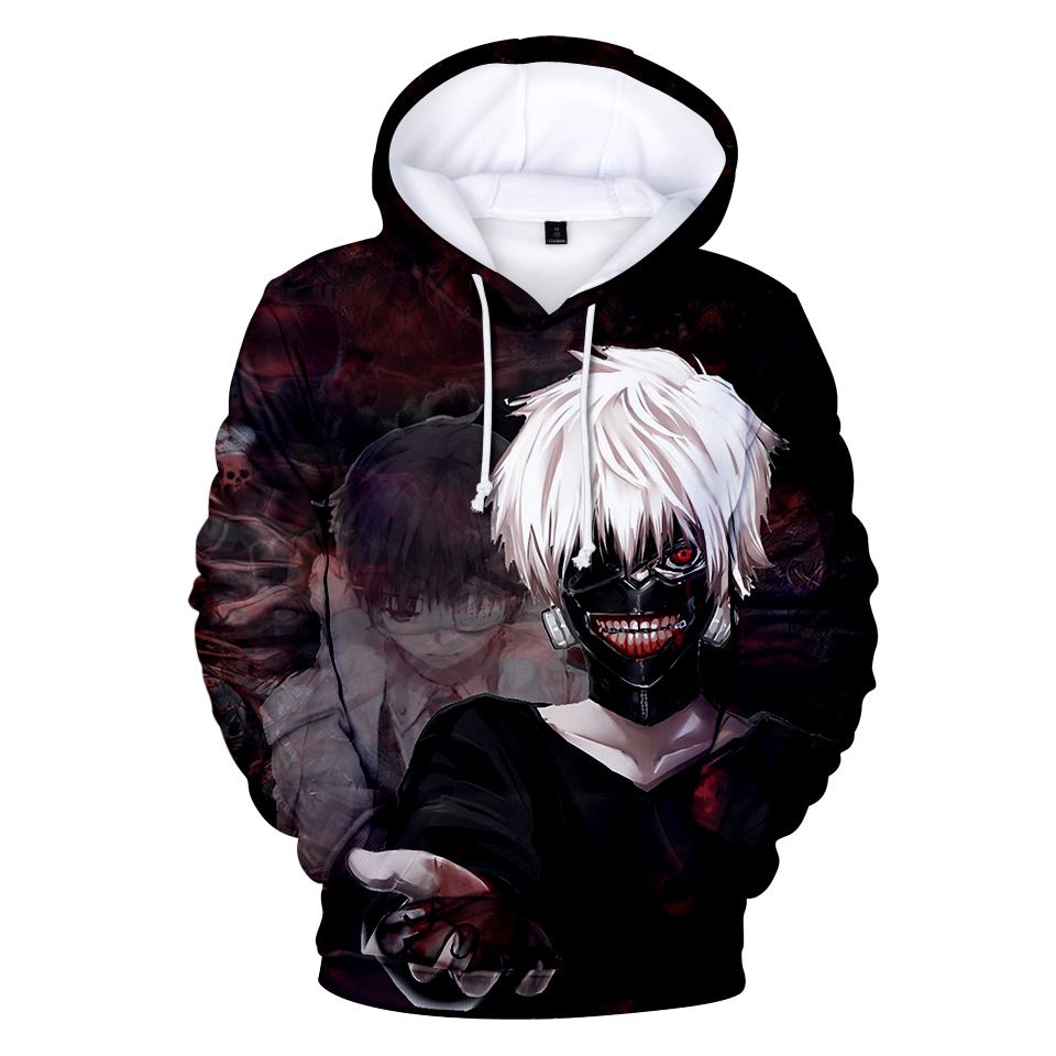 GenericMen Hooded Sweatshirt 3D Digital Print Pullover Hoodie