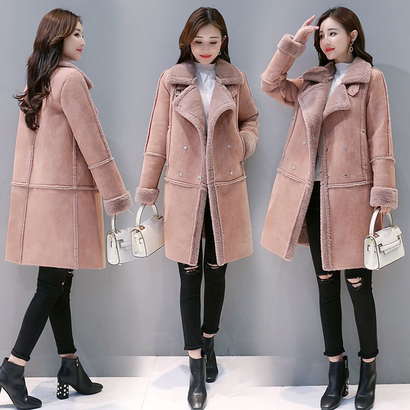 Ropa invierno para mujer, versión coreana, chaqueta de algodón engrosado, abrigo de piel