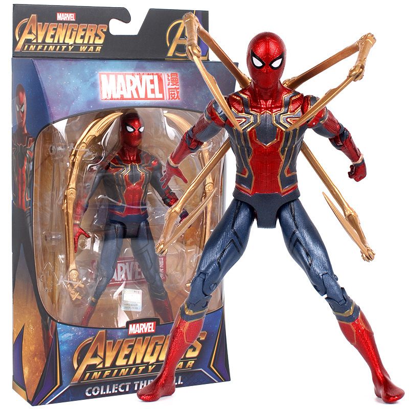 Marvel Homecoming Avenger Cute Iron Spiderman Spider Man 10cm Action Figure toys