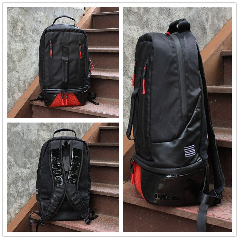 red basketball backpack