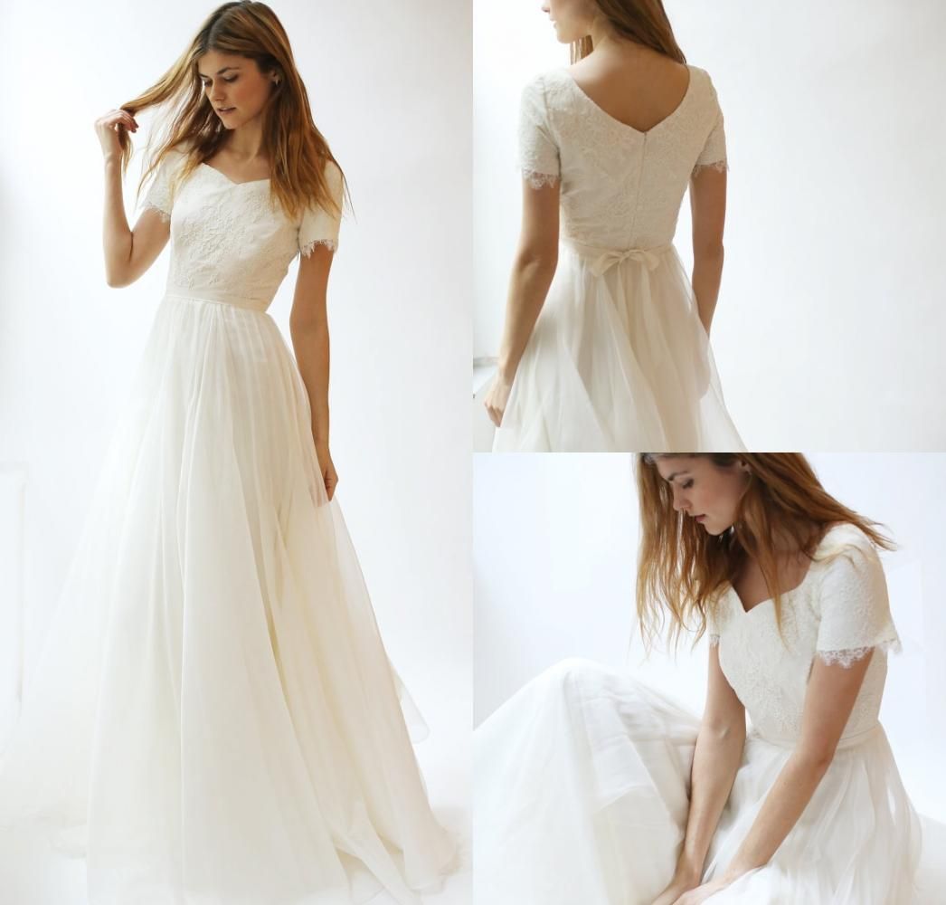 simple alternative wedding dresses