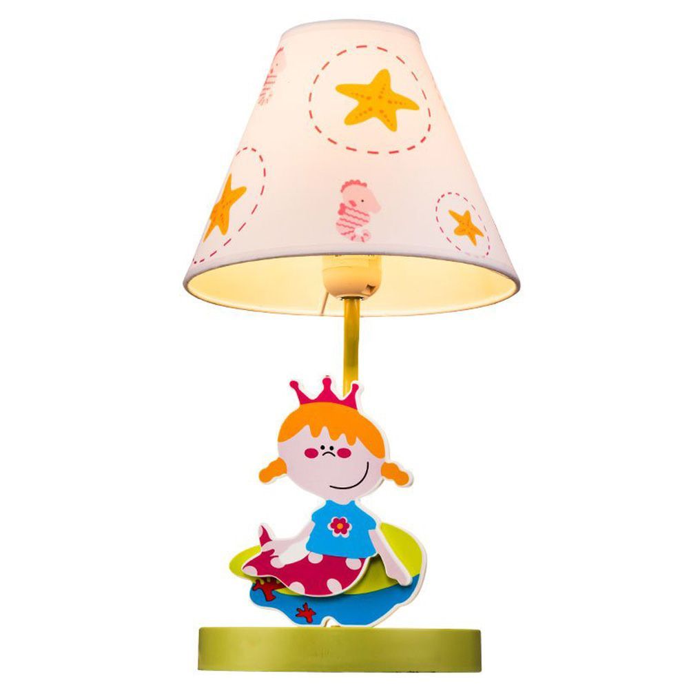 2019 Oovov Cartoon Princess Room Mermaid Desk Lamps Creative Kids Lamp Child Bedsides Table Light From 80 41 Dhgate Com