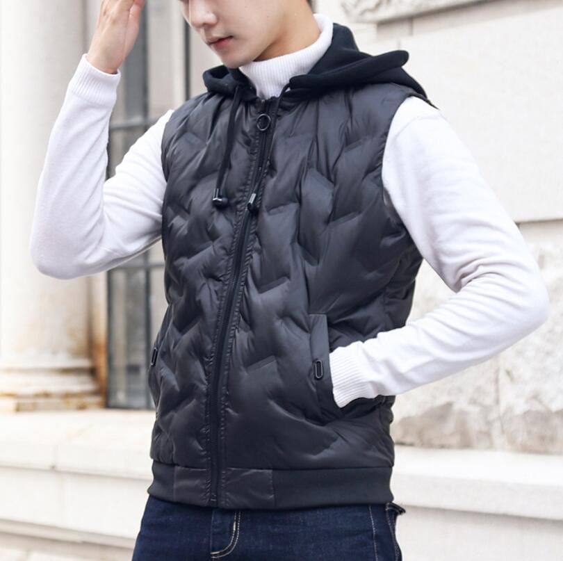 mens work vest with hood