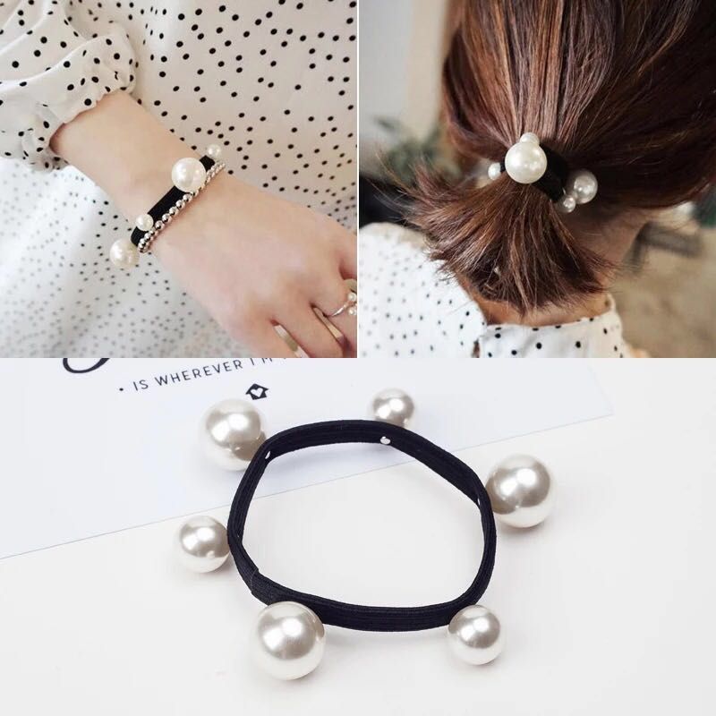 2018 Fashion Pearl Hair Rope Hair Ties Pretty Hair Accessories Nz