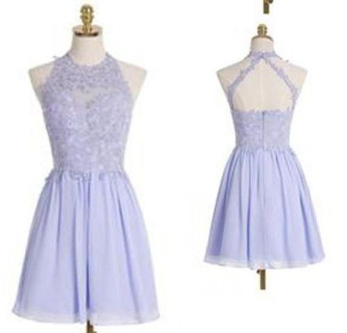 lilac cocktail dress