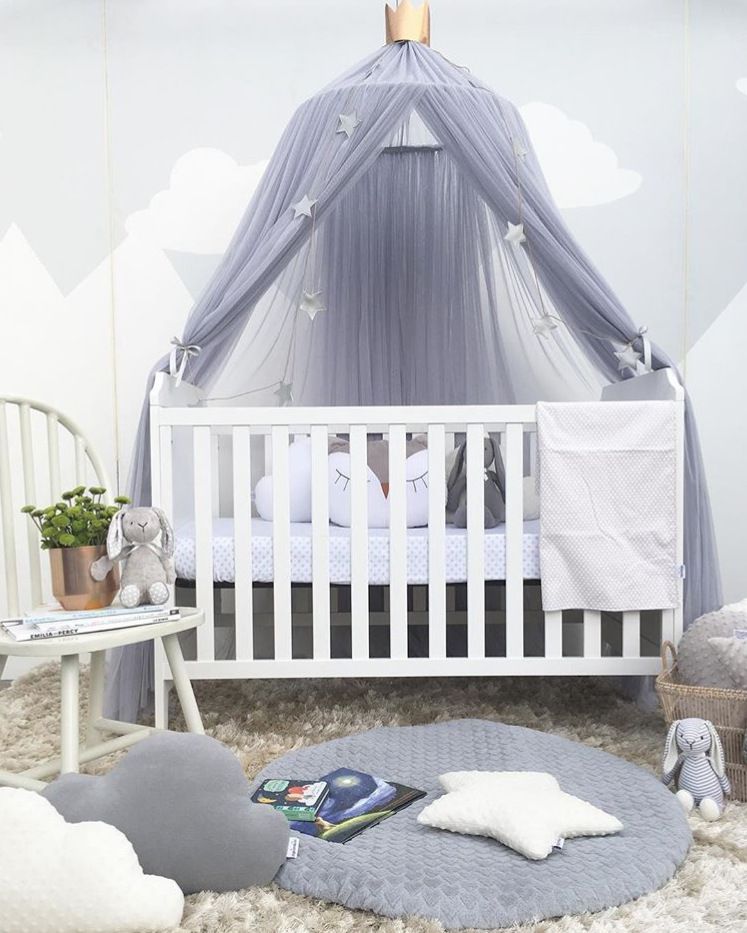 240cm Baby Crib Netting Princess Dome Bed Canopy Children Bedding