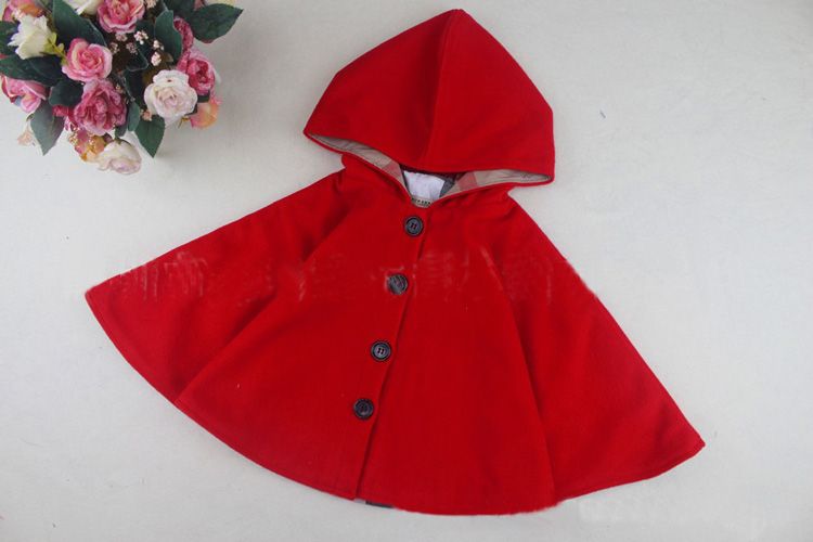 girls poncho coat